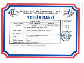 K1-YETKİ BELGESİ